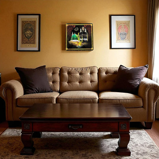 Muslim crystal photo frame 12 x 12